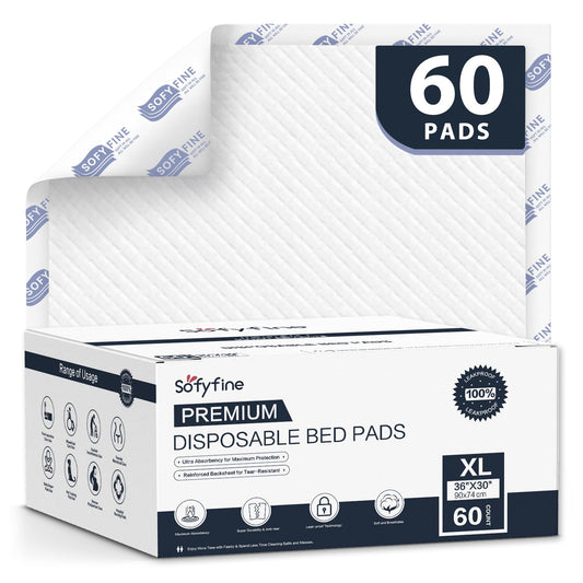 SOFYFINE empaque frontal mostrando cantidad y tamaño XXL, protección confiable