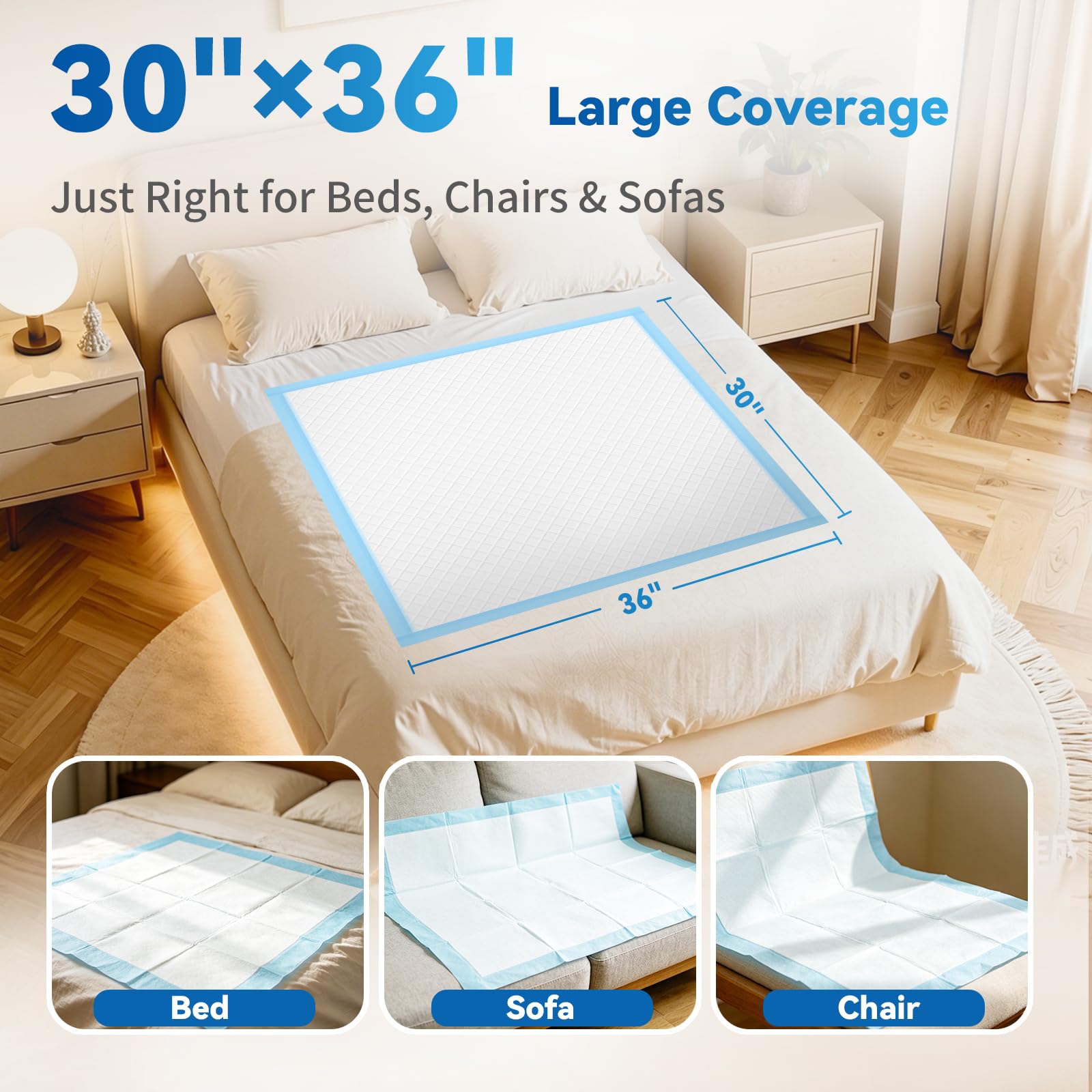 SOFYFINE protector XL sobre cama para protección nocturna completa