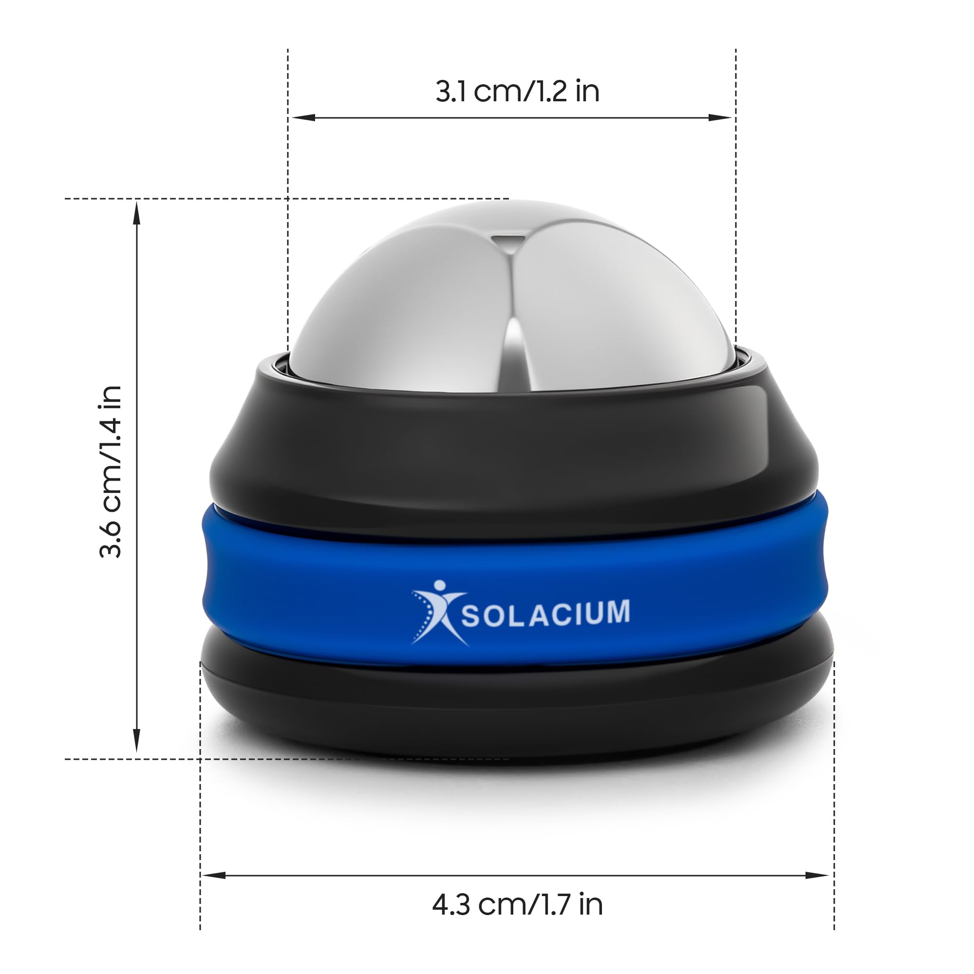 Solacium CryoSphere Mini dentro de una maleta preparada para viajes y uso fuera de casa