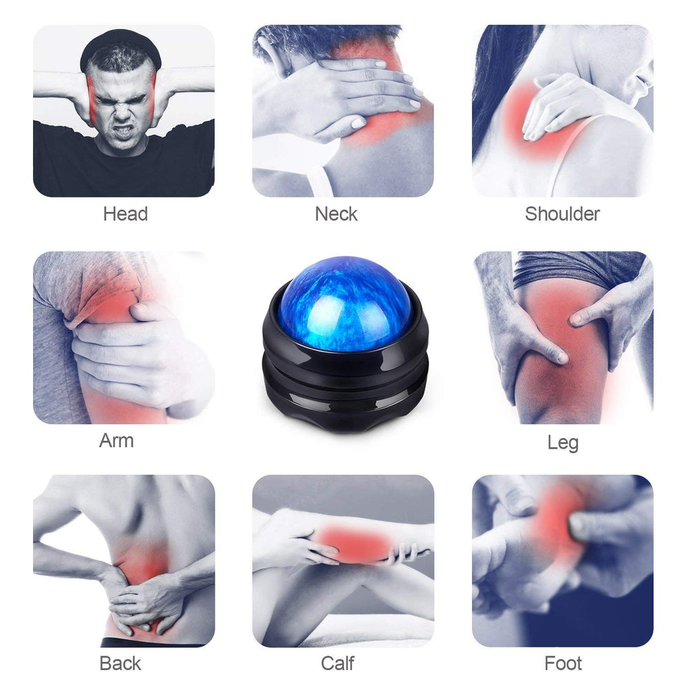 Persona usando Solacium en cuello y hombros para alivio de tensión laboral