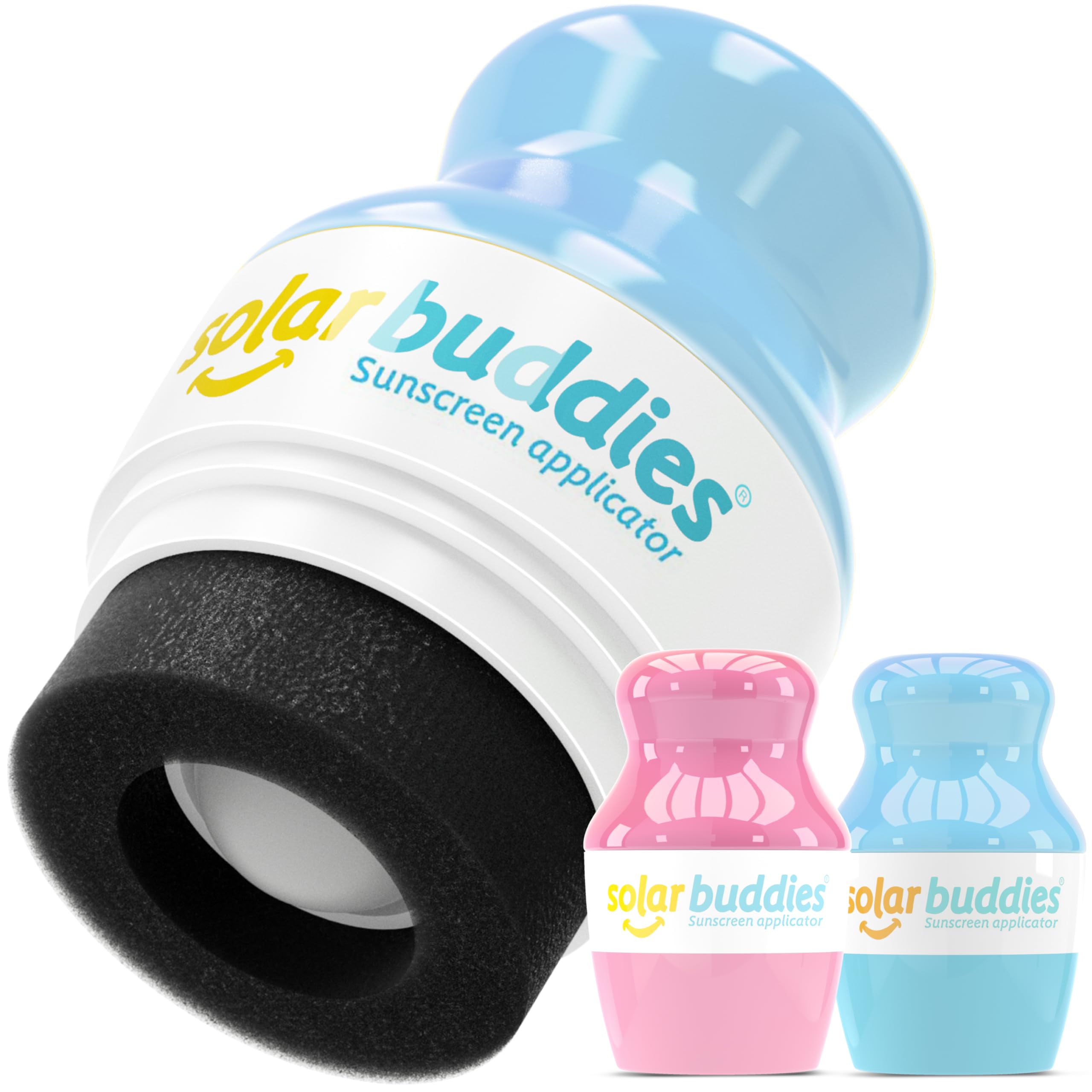 Solar Buddies vista frontal del aplicador, diseño práctico para transporte