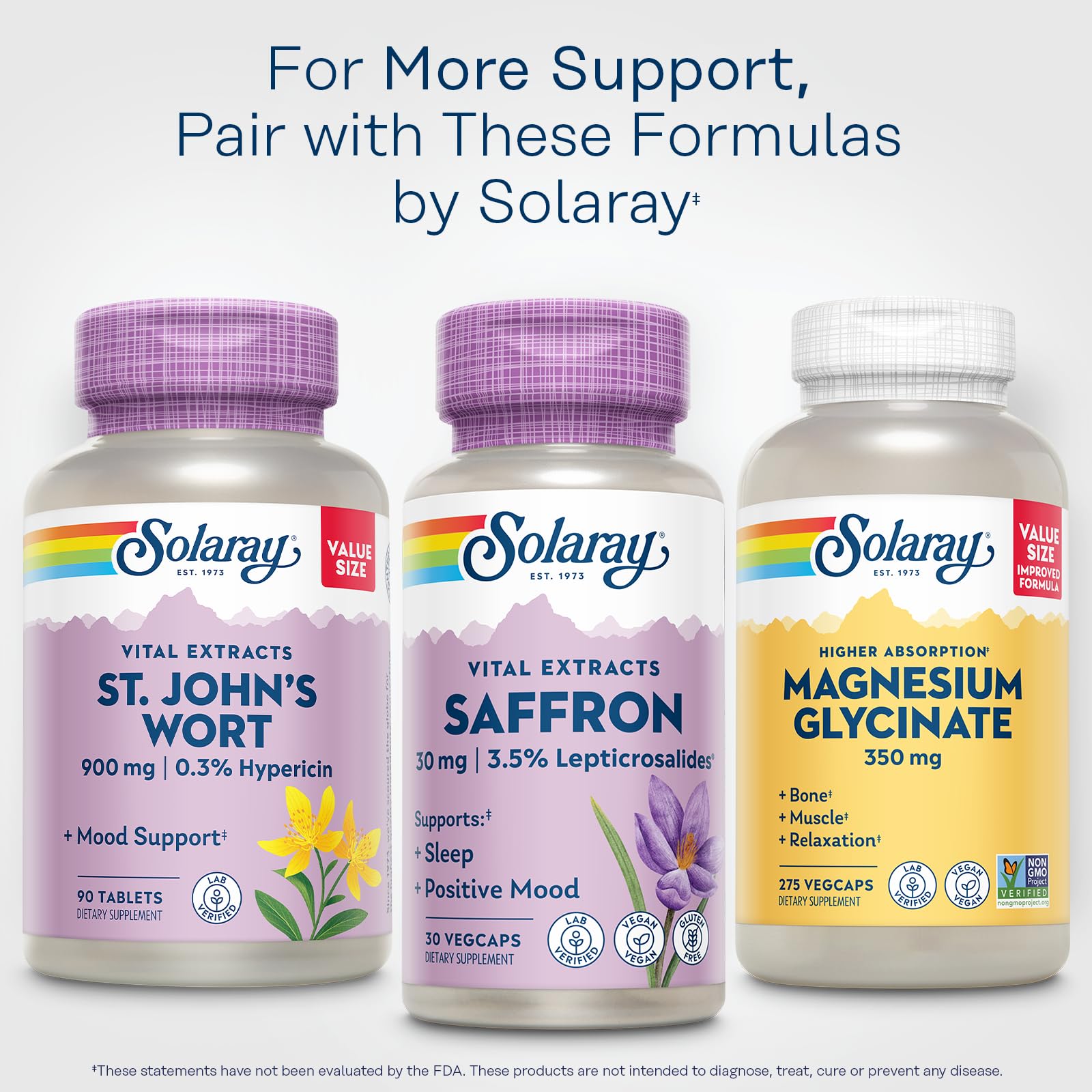 SOLARAY producto en dormitorio sugiere apoyo al descanso