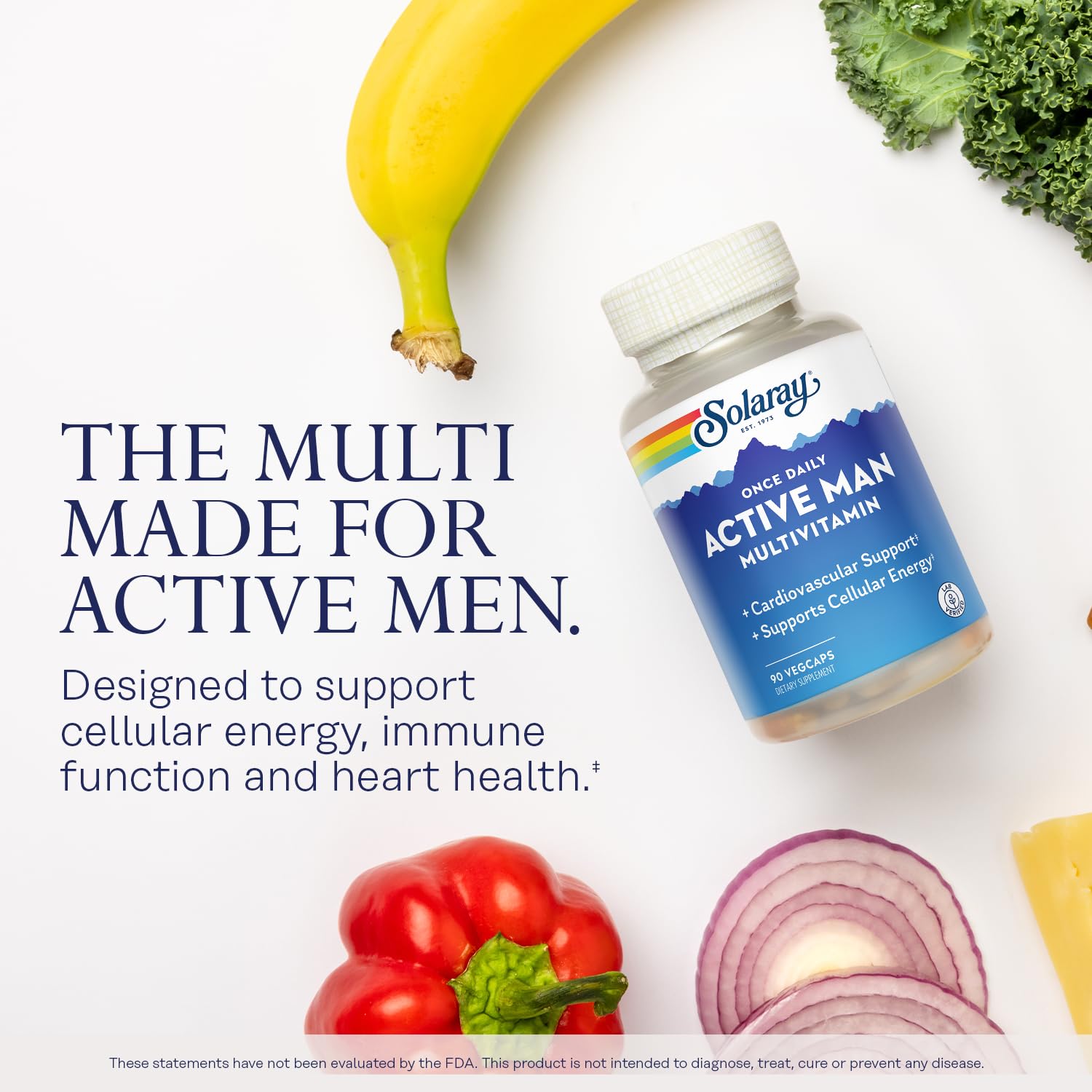 SOLARAY cápsula vegetal en primer plano que facilita la ingesta y mejor absorción