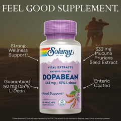 SOLARAY Dopabean 333mg cápsula para uso diario