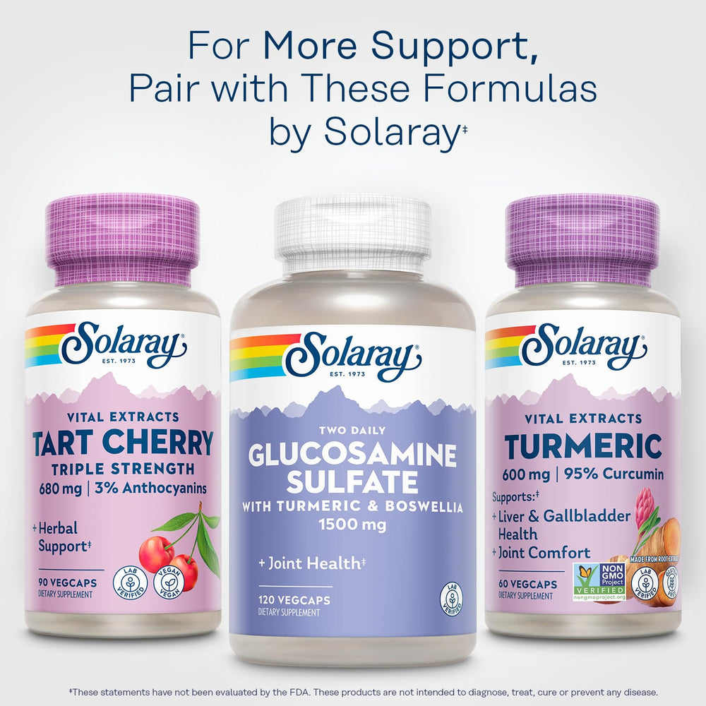 SOLARAY etiqueta nutricional clara para verificar ingredientes