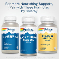 Solaray etiqueta con valores nutricionales clara y fácil de leer