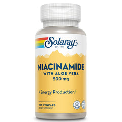 SOLARAY botella frontal del producto mostrando 100 cápsulas y etiqueta clara