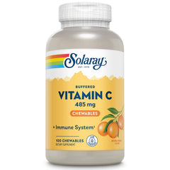 SOLARAY frente del envase mostrando etiqueta y beneficio de vitamina C