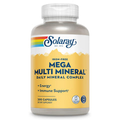 SOLARAY frente del envase mostrando 100 VegCaps y beneficios