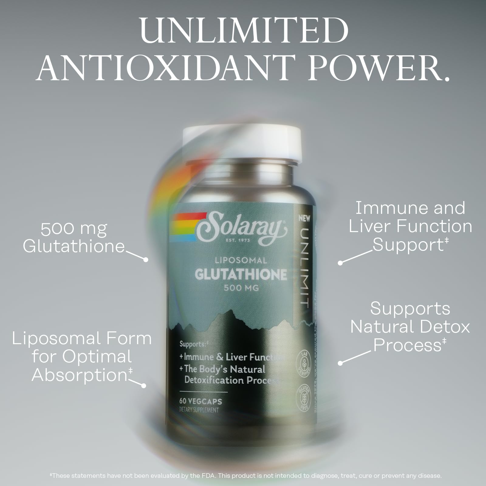 SOLARAY representación de liposomas para mejor absorción antioxidante