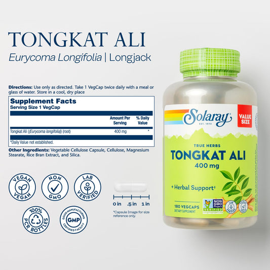 SOLARAY cápsulas vegetales abiertas detalle, fácil ingestión y pureza