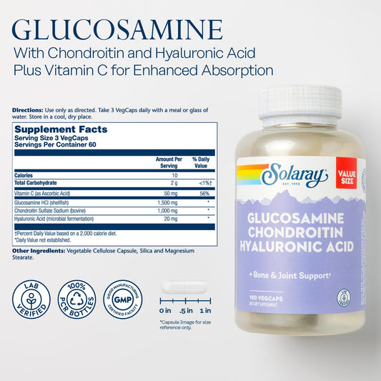 SOLARAY Vitamina C 50 mg para absorción mejorada en cápsulas