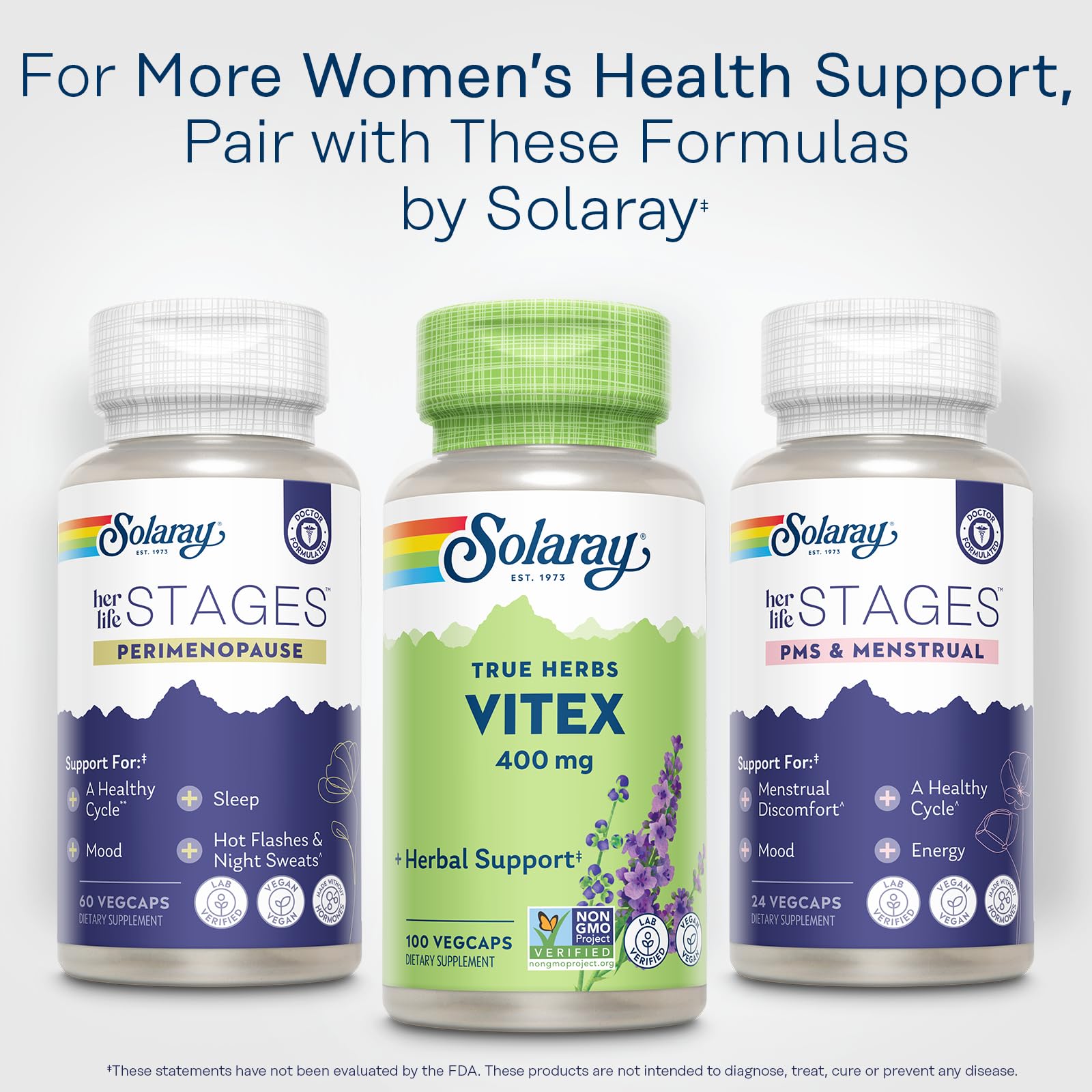SOLARAY producto sobre tocador femenino como parte de la rutina diaria