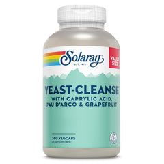 SOLARAY botella frontal del producto mostrando nombre y cantidad, conveniencia