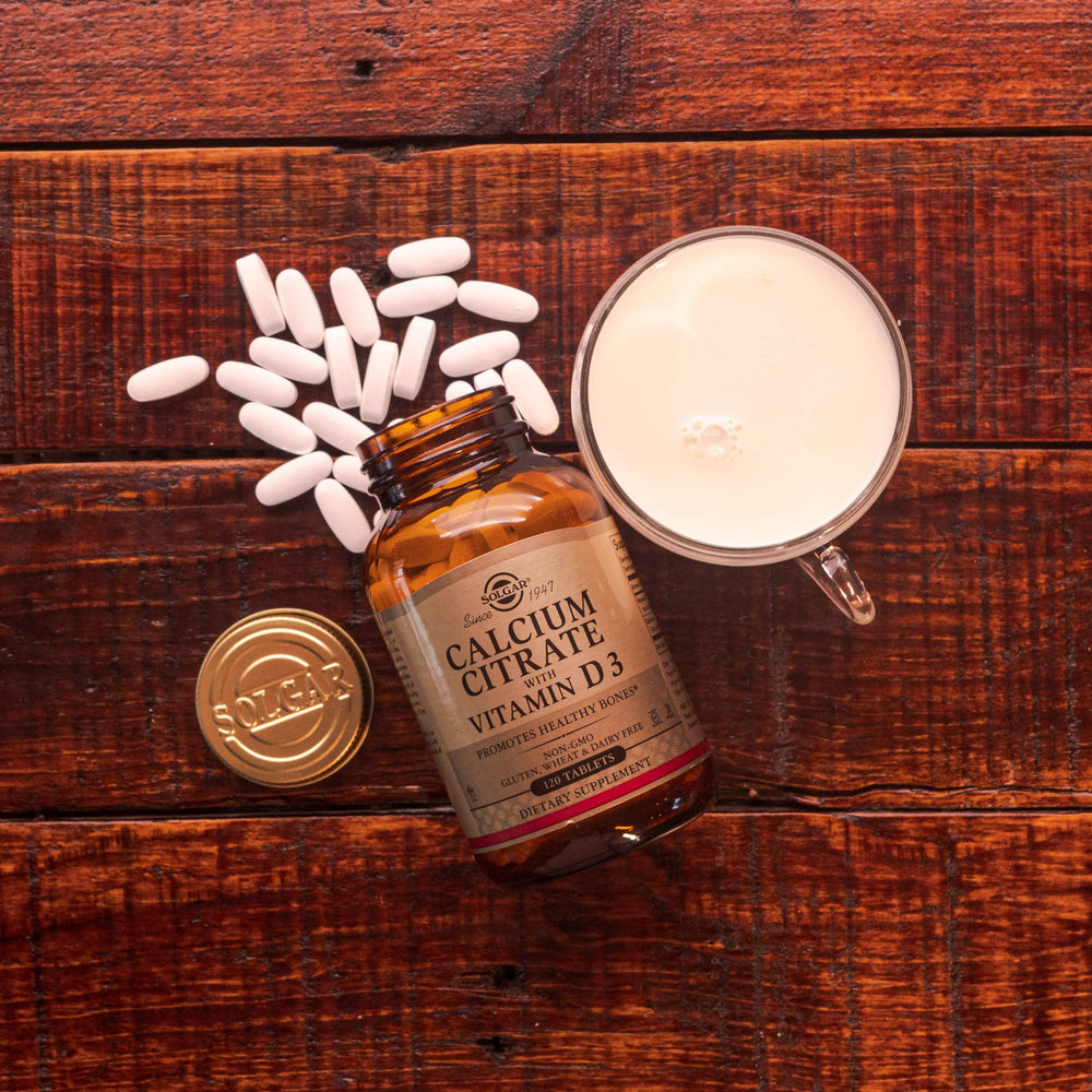 Solgar Calcium Citrate con D3: uso diario recomendado para bienestar general