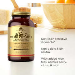 Solgar acerola y escaramujo, fuente natural de vitamina C