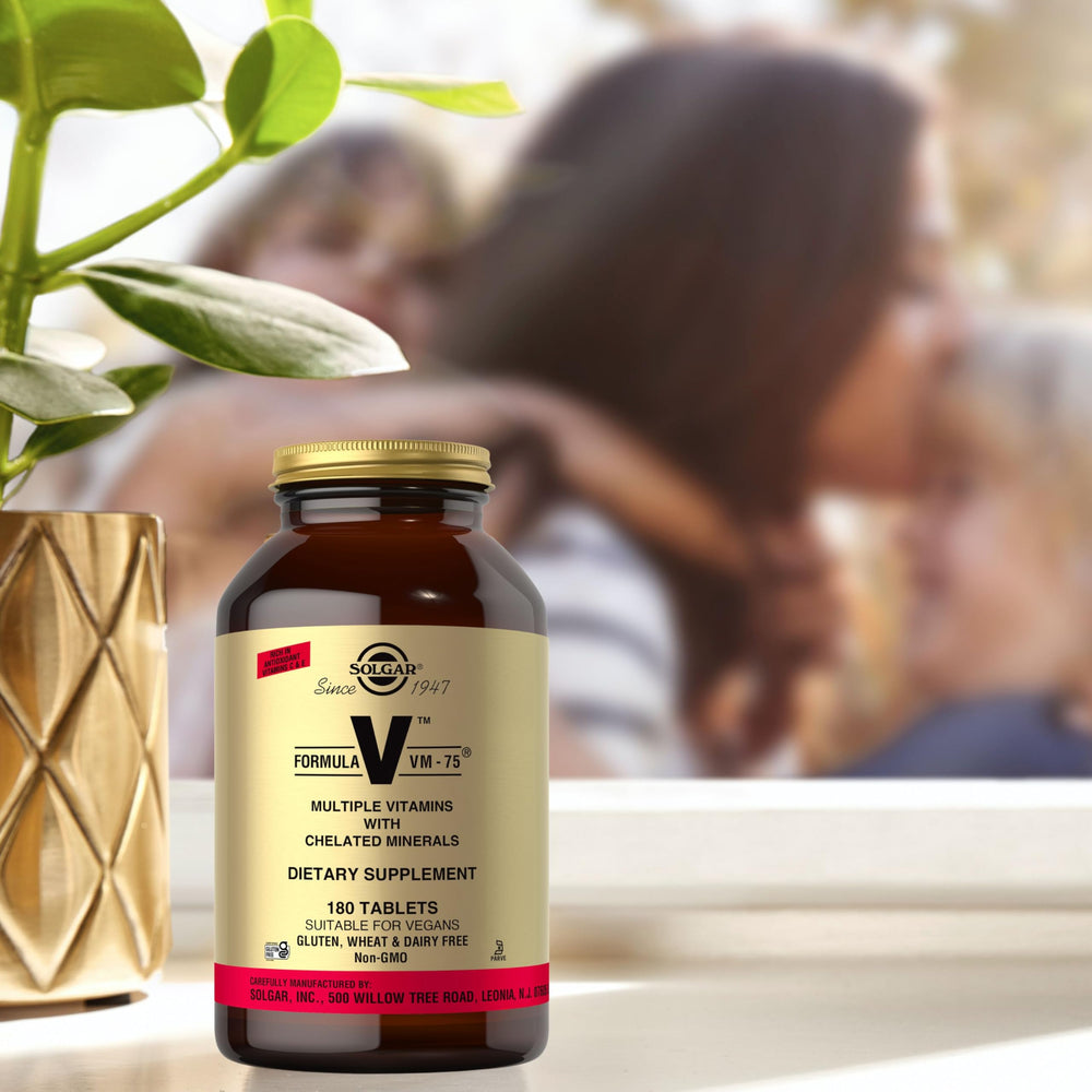 Solgar etiqueta nutricional en detalle que muestra composición completa