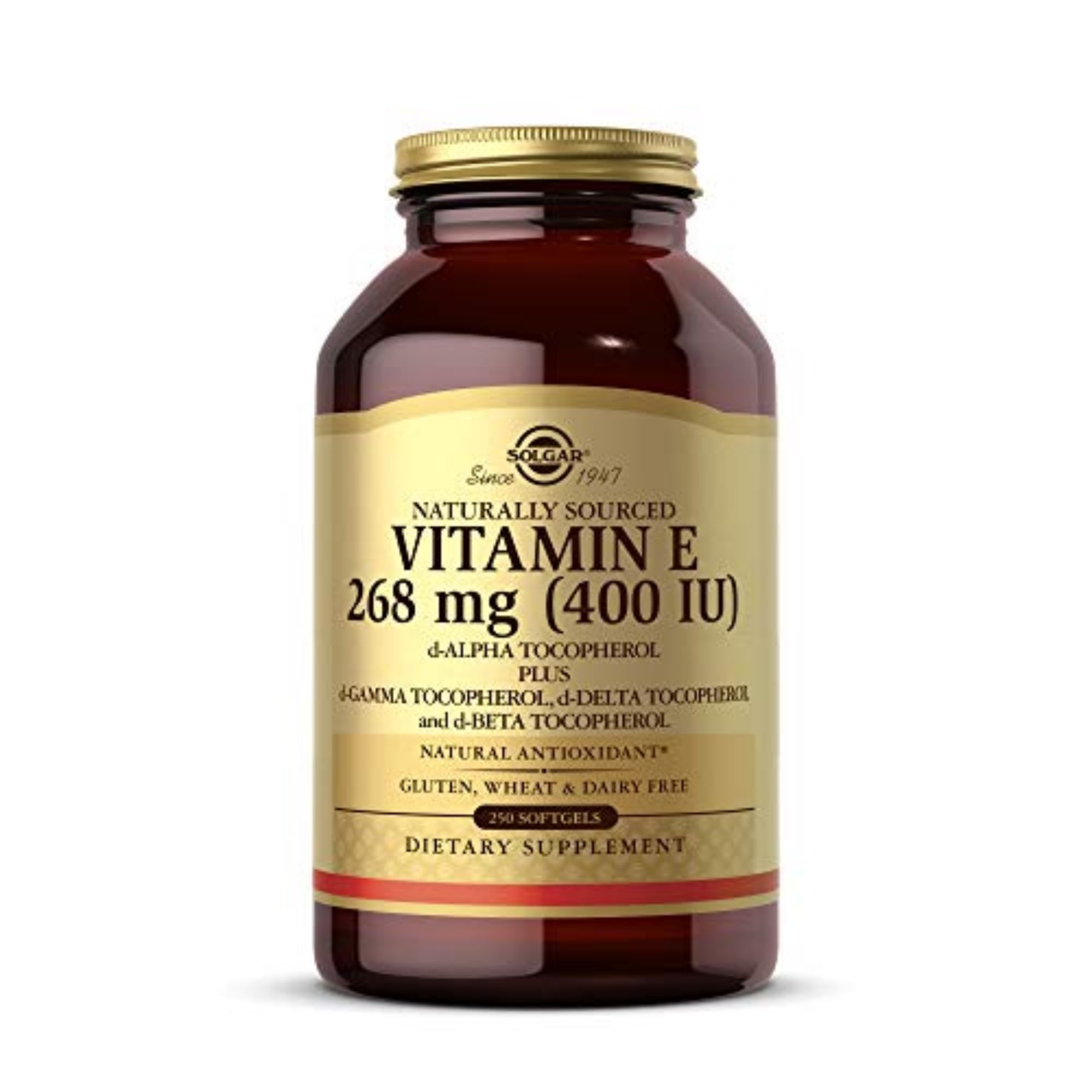 Solgar frasco delantero mostrando diseño y cantidad para confianza