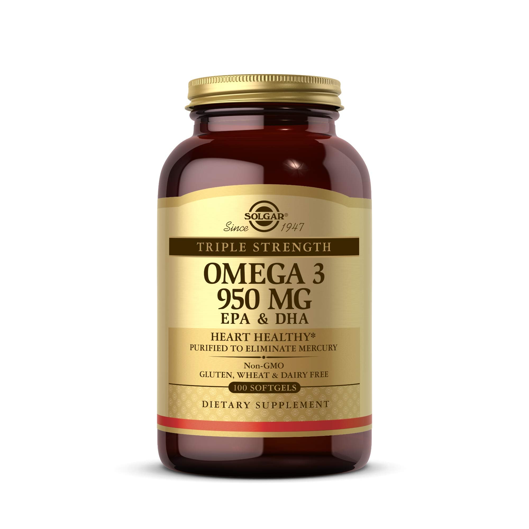 Solgar paquete frontal Omega-3 alta concentración, confianza en calidad