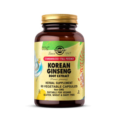 Solgar frasco frontal mostrando cápsulas vegetales y marca, confianza en calidad