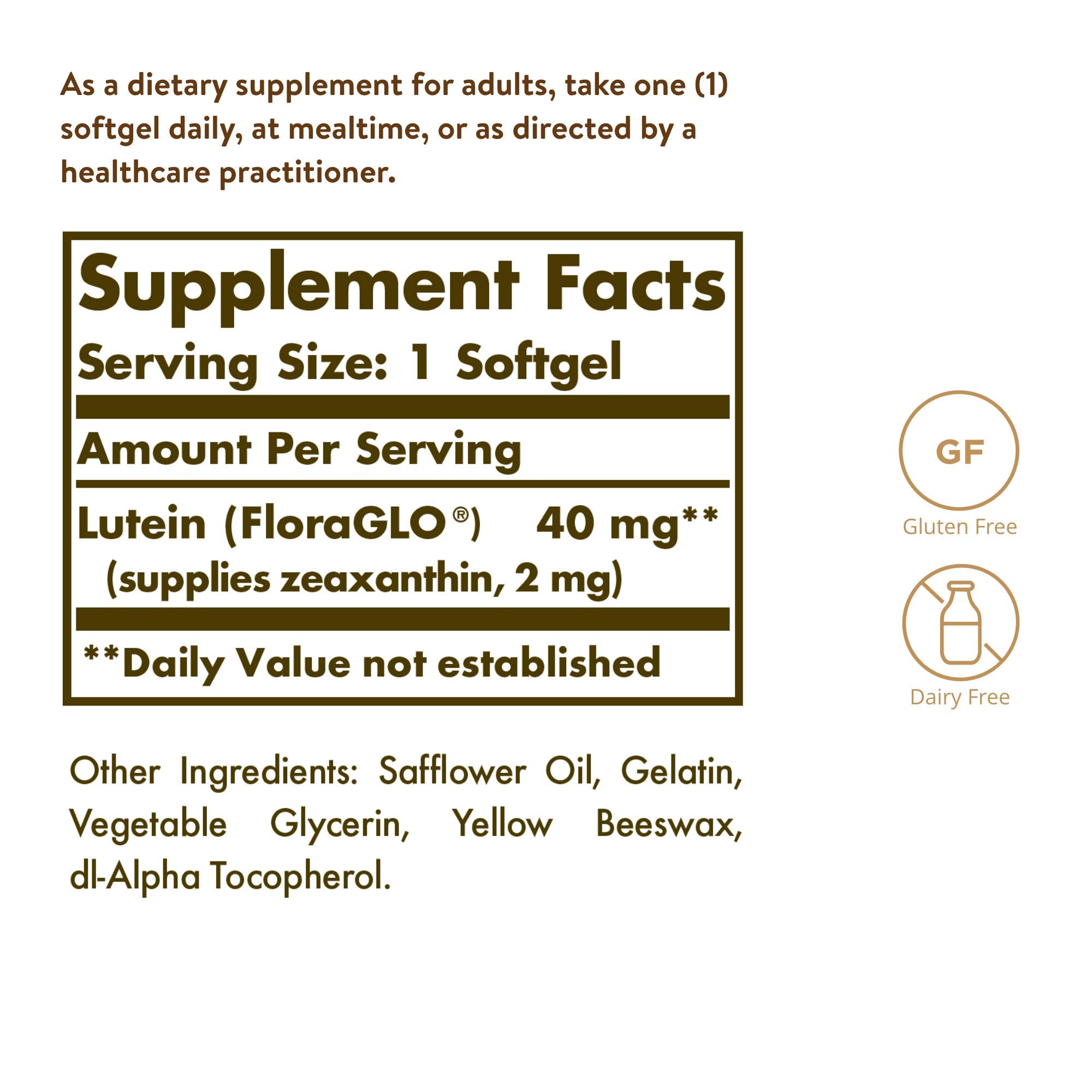 Solgar softgel textura brillante que facilita la ingestión y absorción