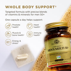 Detalle de la etiqueta Solgar con lista de vitaminas y minerales clave