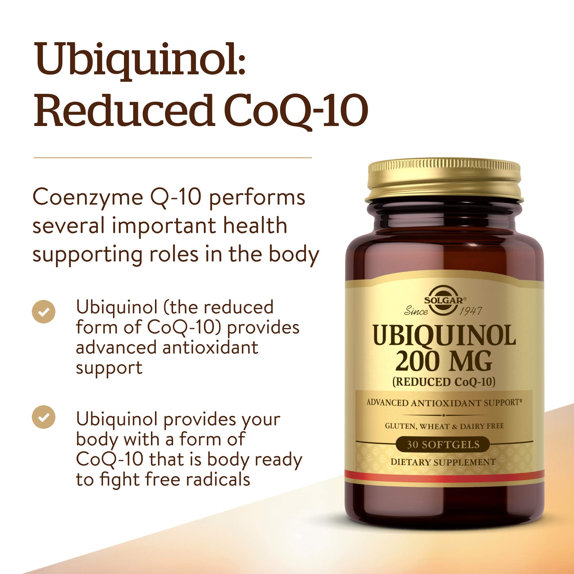Gota de aceite representando absorción óptima de Solgar ubiquinol y biodisponibilidad