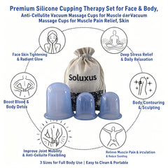 Soluxus copa pequeña en rostro promoviendo microcirculación y luminosidad