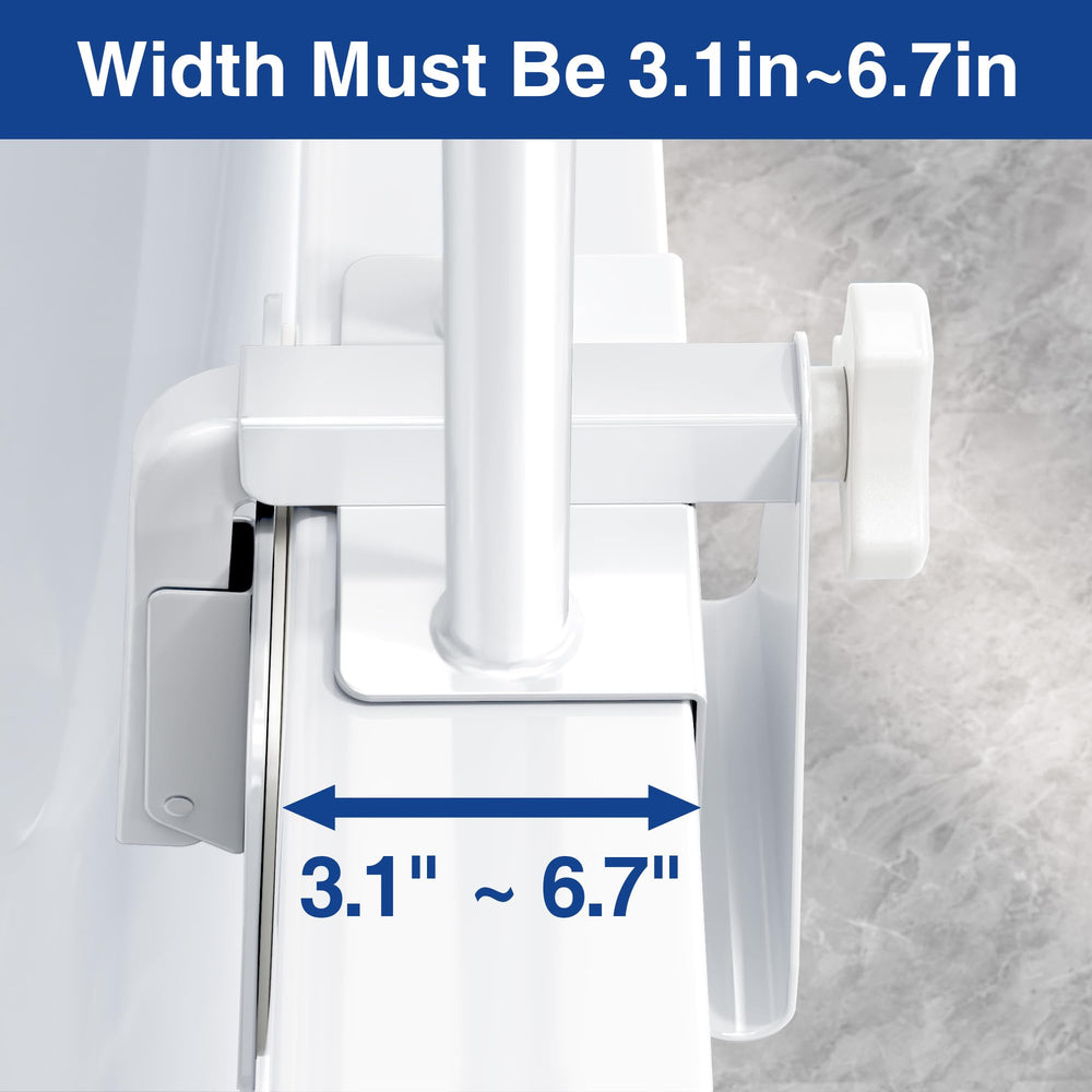songsoso vista lateral de la abrazadera ajustable sujeta al borde