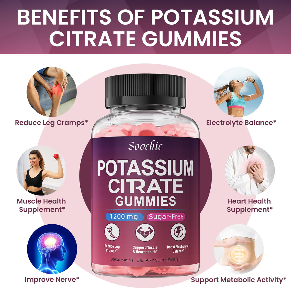 Soochic etiqueta con ingredientes y información de citrato de potasio claramente visible