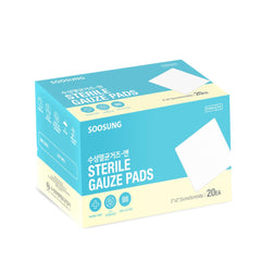 SOOSUNG empaque frontal mostrando 20 sobres, almacenamiento seguro