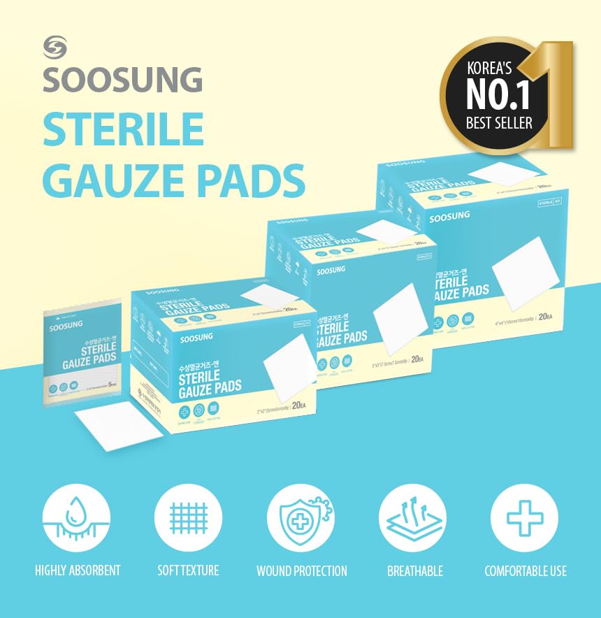 SOOSUNG primer plano de las 8 capas que ofrecen alta absorción
