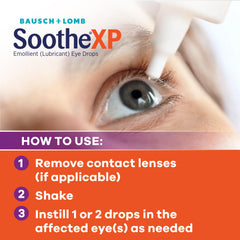 Soothe XP comparativa de tamaño 0.5 oz para visualización de escala portátil