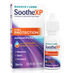 Soothe XP frente del envase mostrando el diseño y tamaño útil