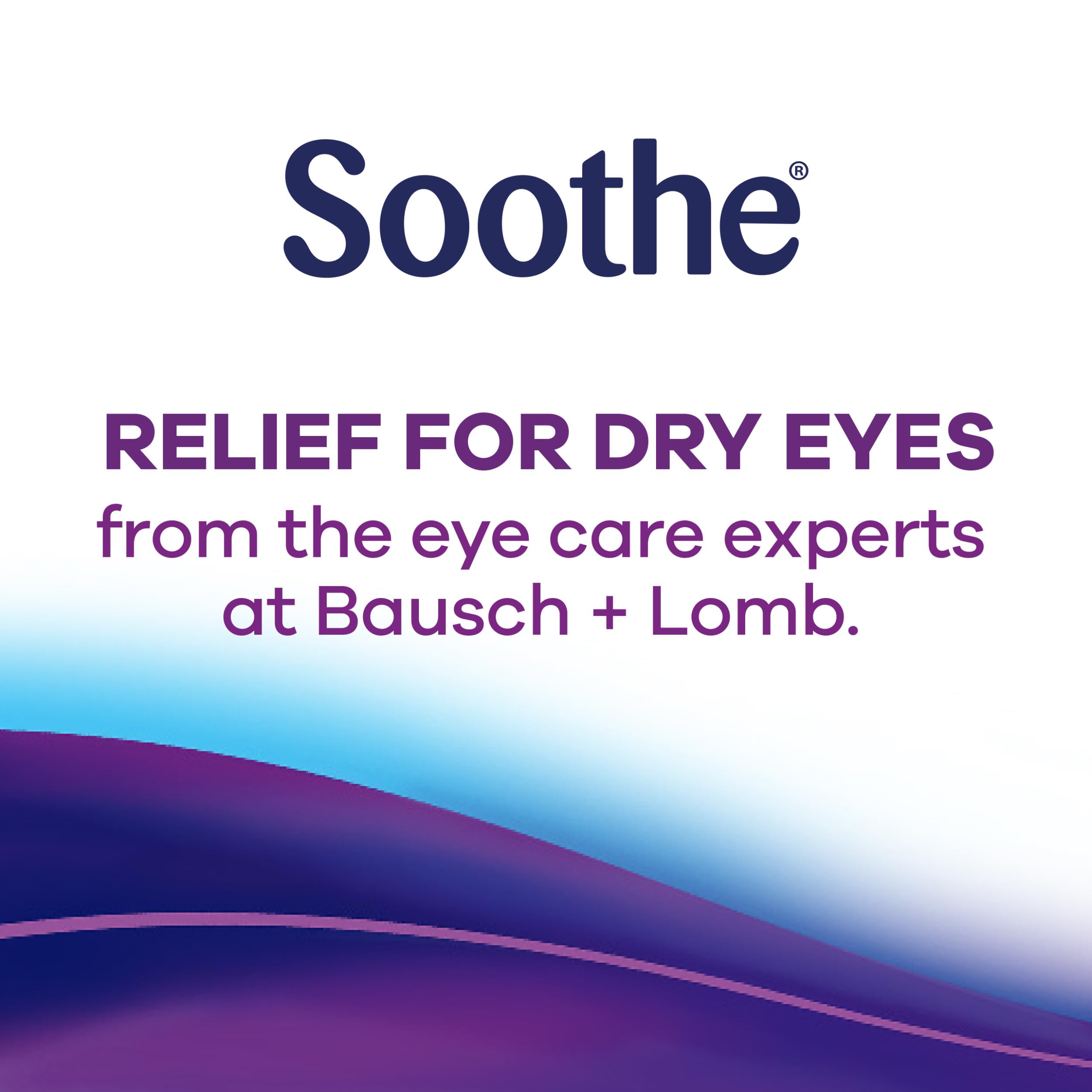 Soothe XP textura de la gota en primer plano que muestra hidratación y sellado