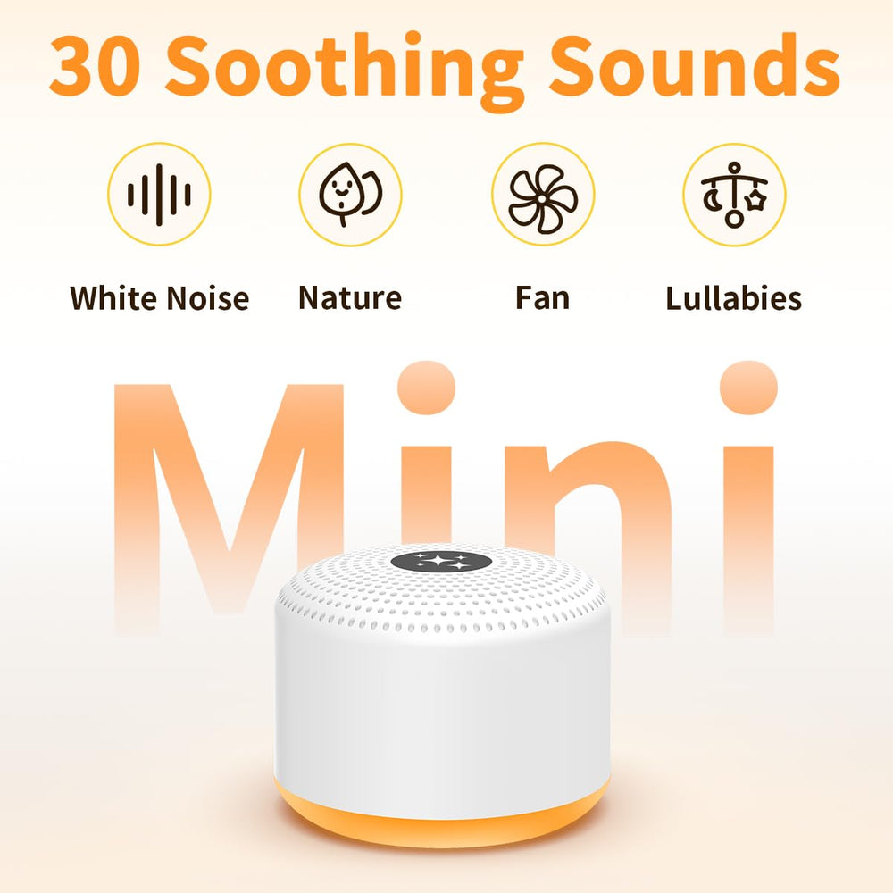 Soothing Sounds primer plano de los controles que facilita cambio de sonido y temporizador