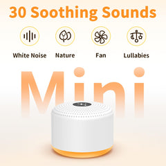 Soothing Sounds primer plano de los controles que facilita cambio de sonido y temporizador