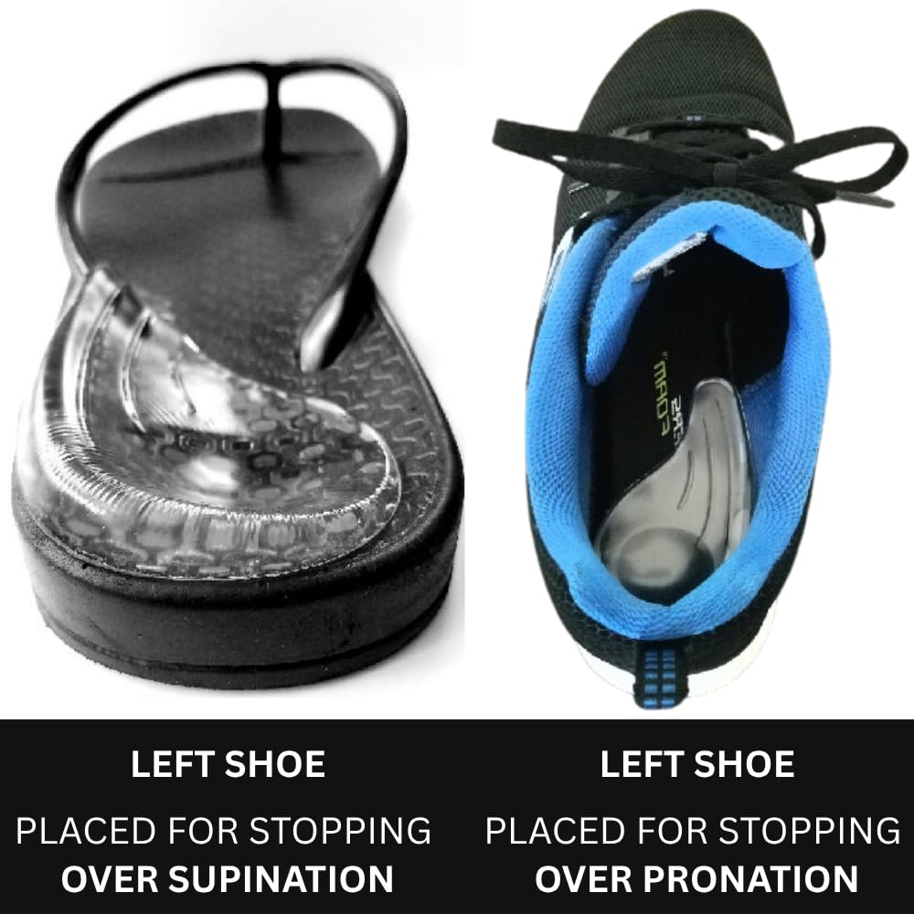 Cuñas Soul Insole colocadas dentro de una zapatilla para soporte inmediato