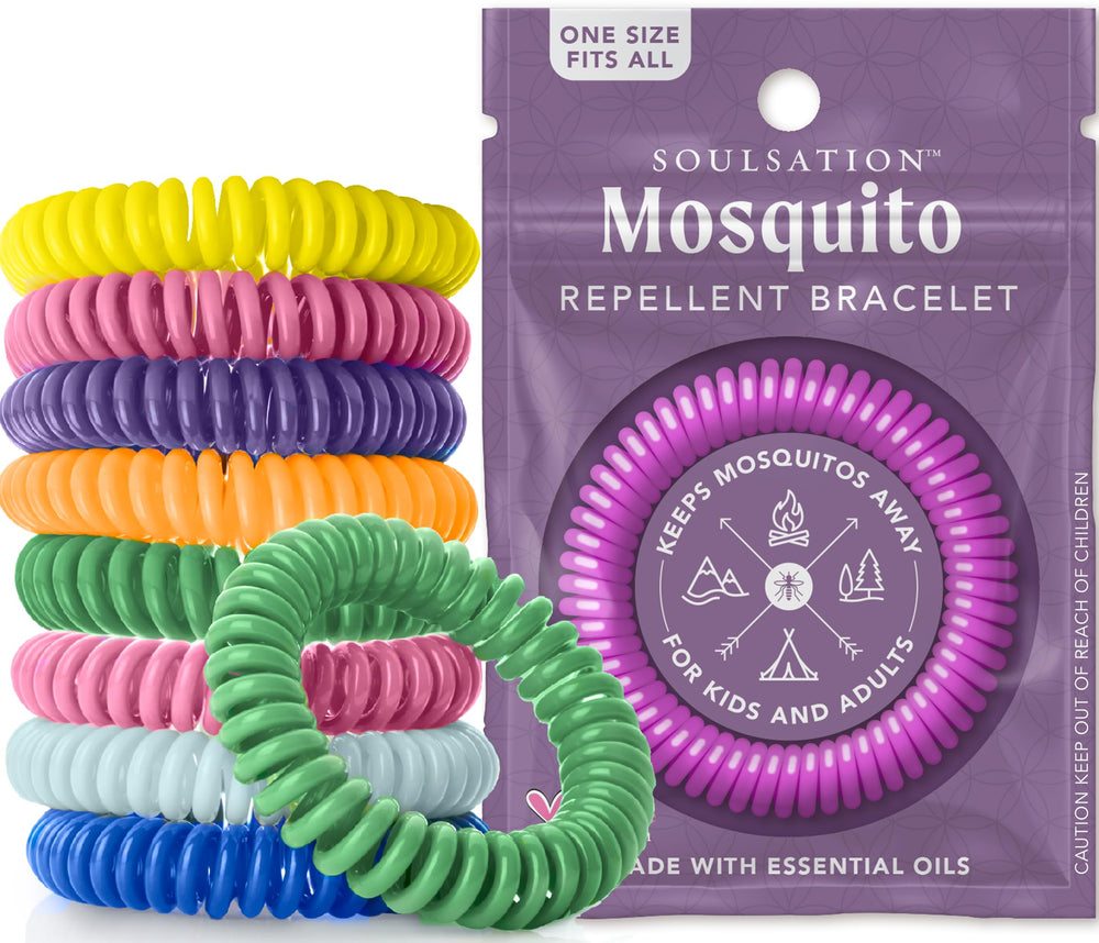 SoulSation frente del empaque mostrando 30 pulseras y diseño claro