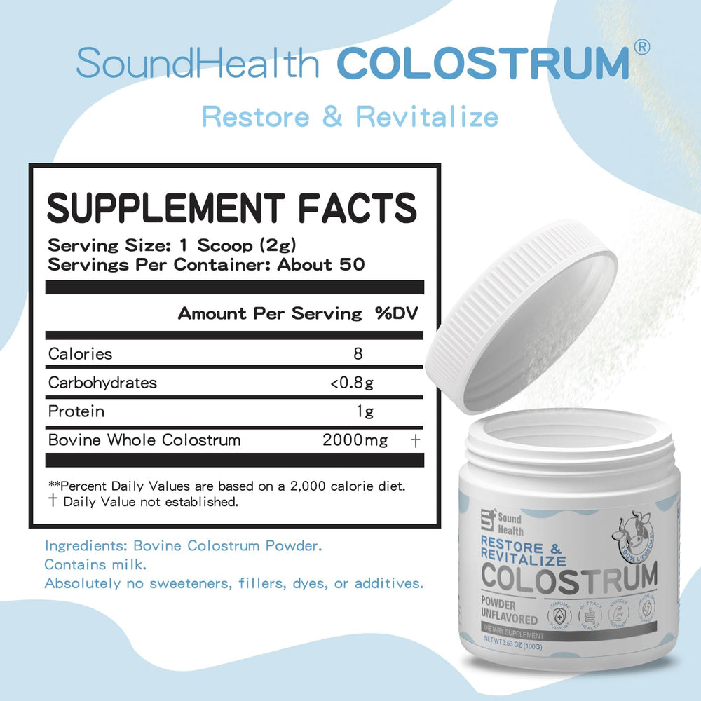 Sound Health Supplements: textura del polvo en la mano, fácil disolver
