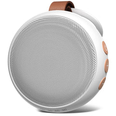SoundMe vista frontal del dispositivo mostrando controles y pantalla, fácil uso