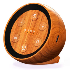 SoundMe vista frontal mostrando botones y diseño portátil para control sencillo