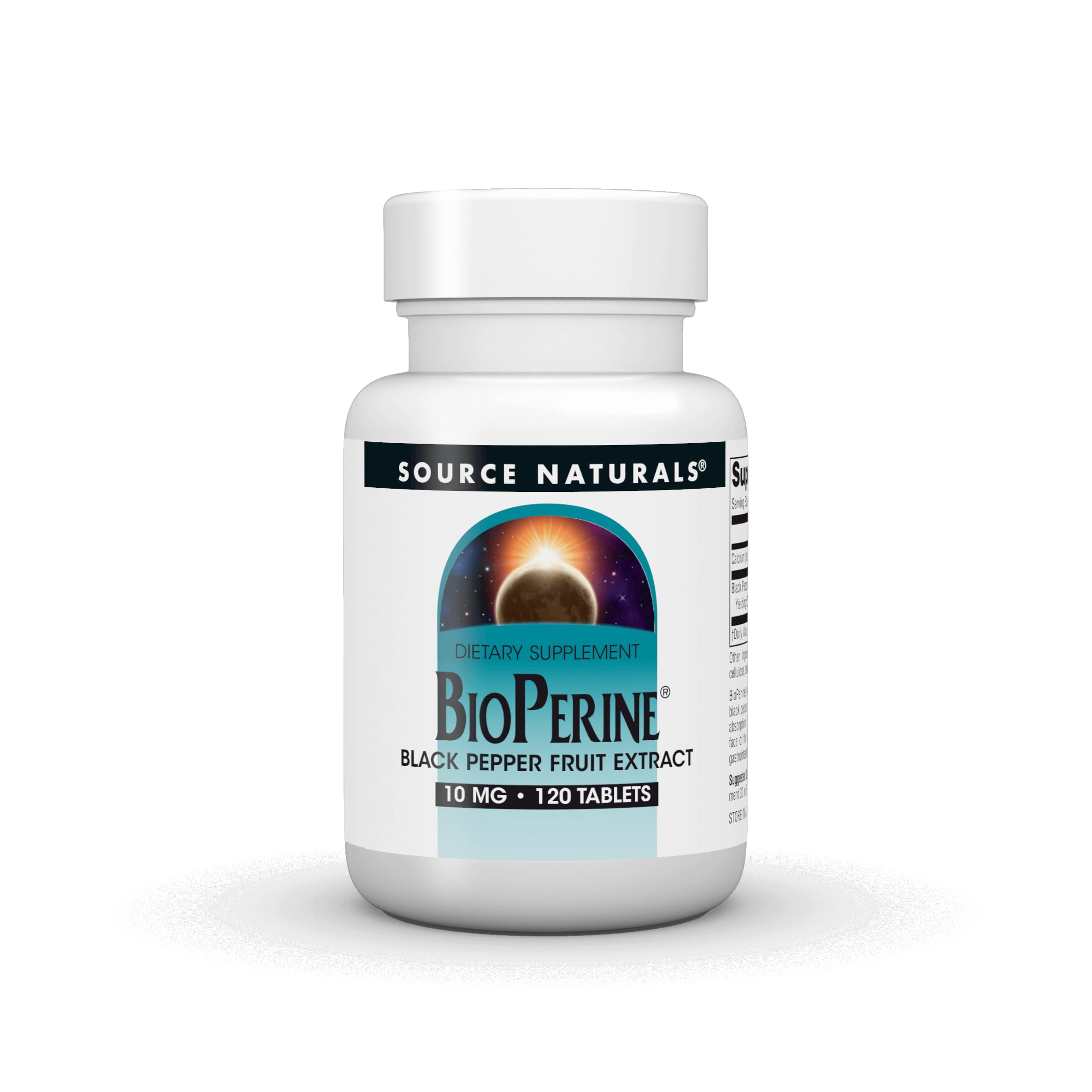 Source Naturals envase frontal mostrando 120 tabletas y marca