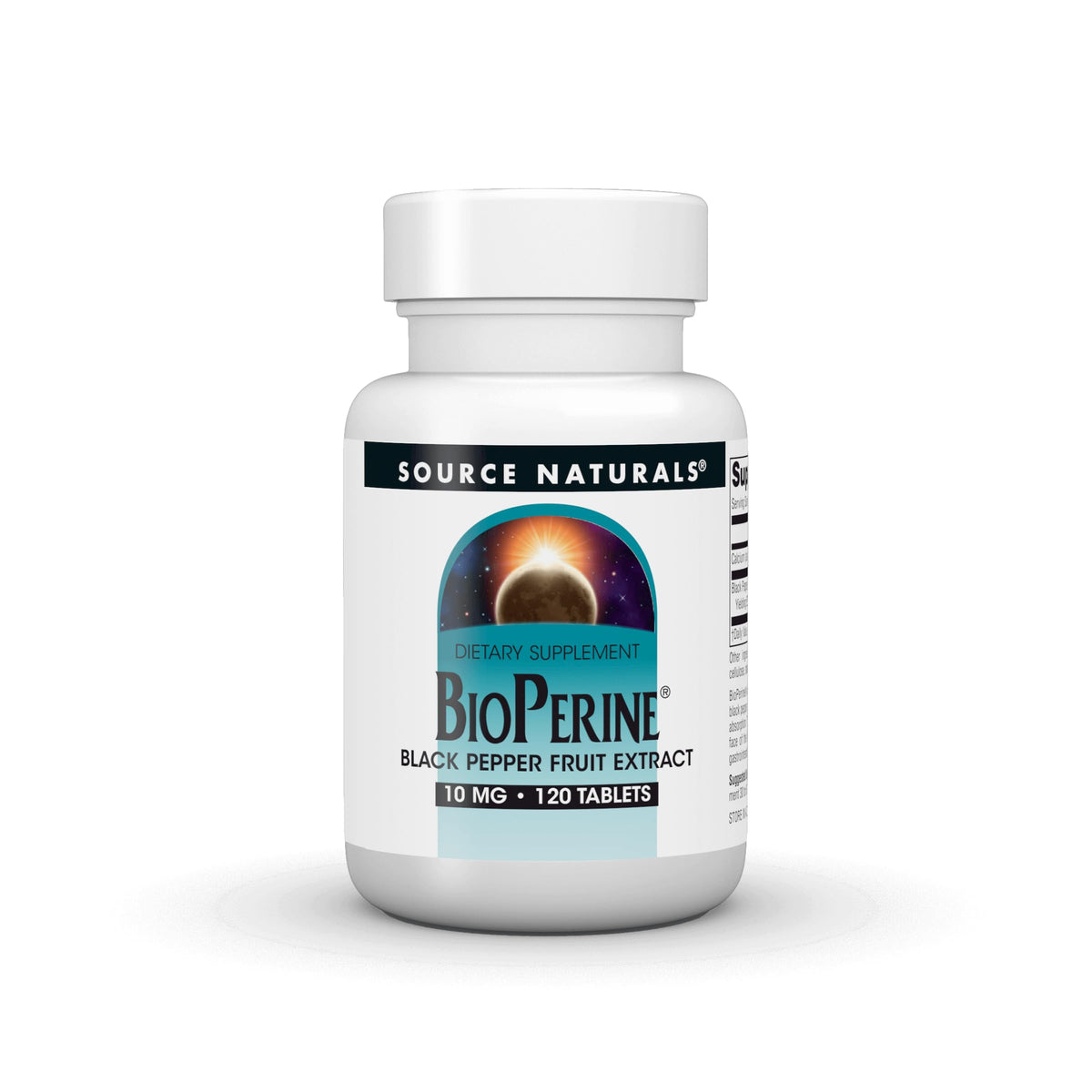 Source Naturals envase frontal mostrando 120 tabletas y marca
