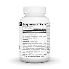 botella abierta de Source Naturals MBP Bone Renew con cápsulas listas para tomar y uso diario