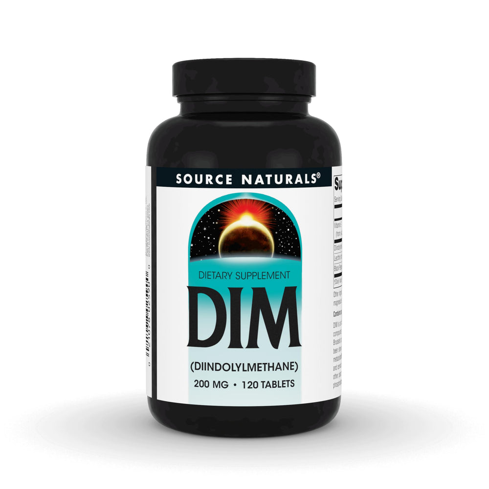 Source Naturals botella frontal mostrando 120 tabletas y beneficios de formulación
