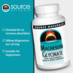 Source Naturals comparación de escala mostrando proporción y cantidad en frasco