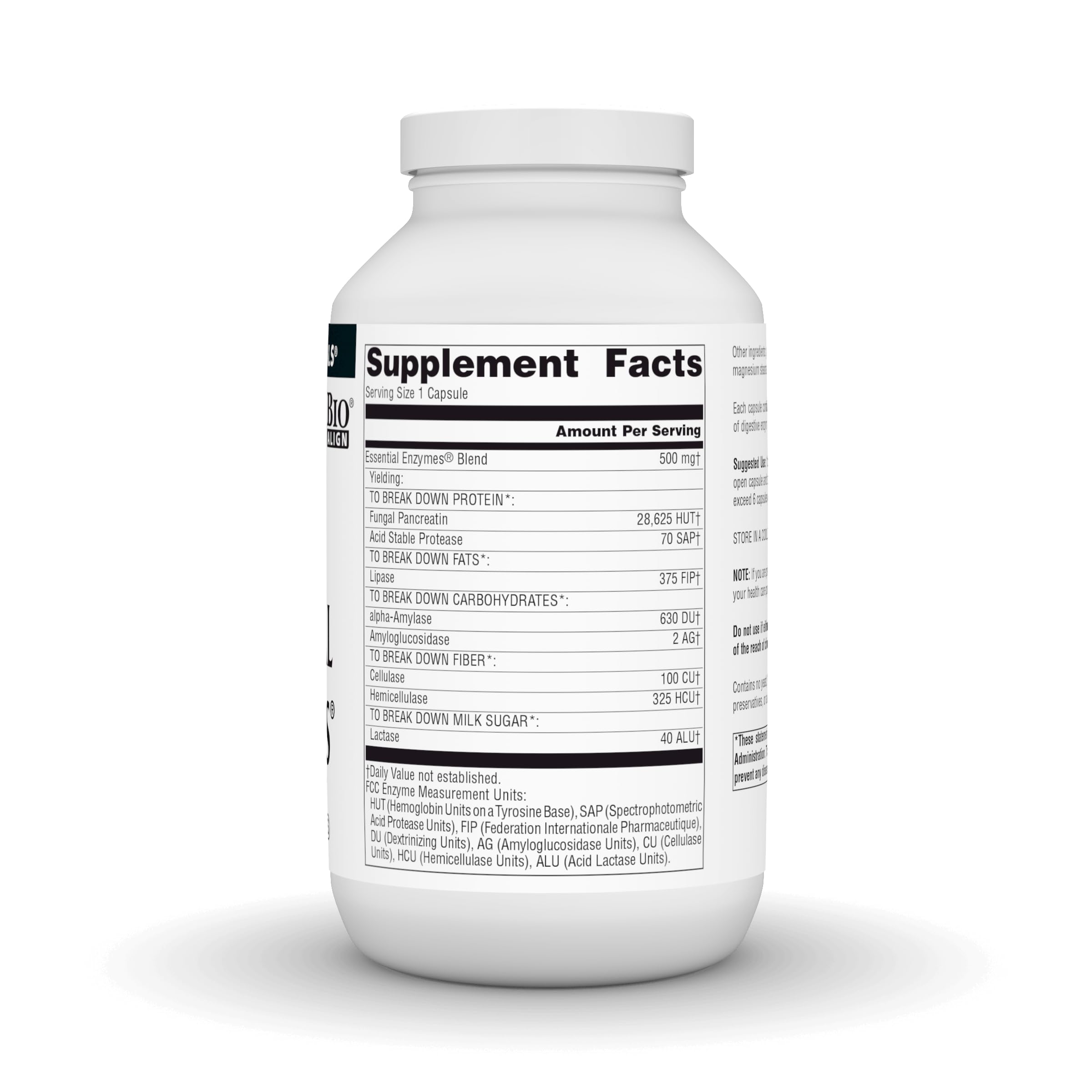 Source Naturals detalle de la textura de la cápsula que resalta formulación vegetal