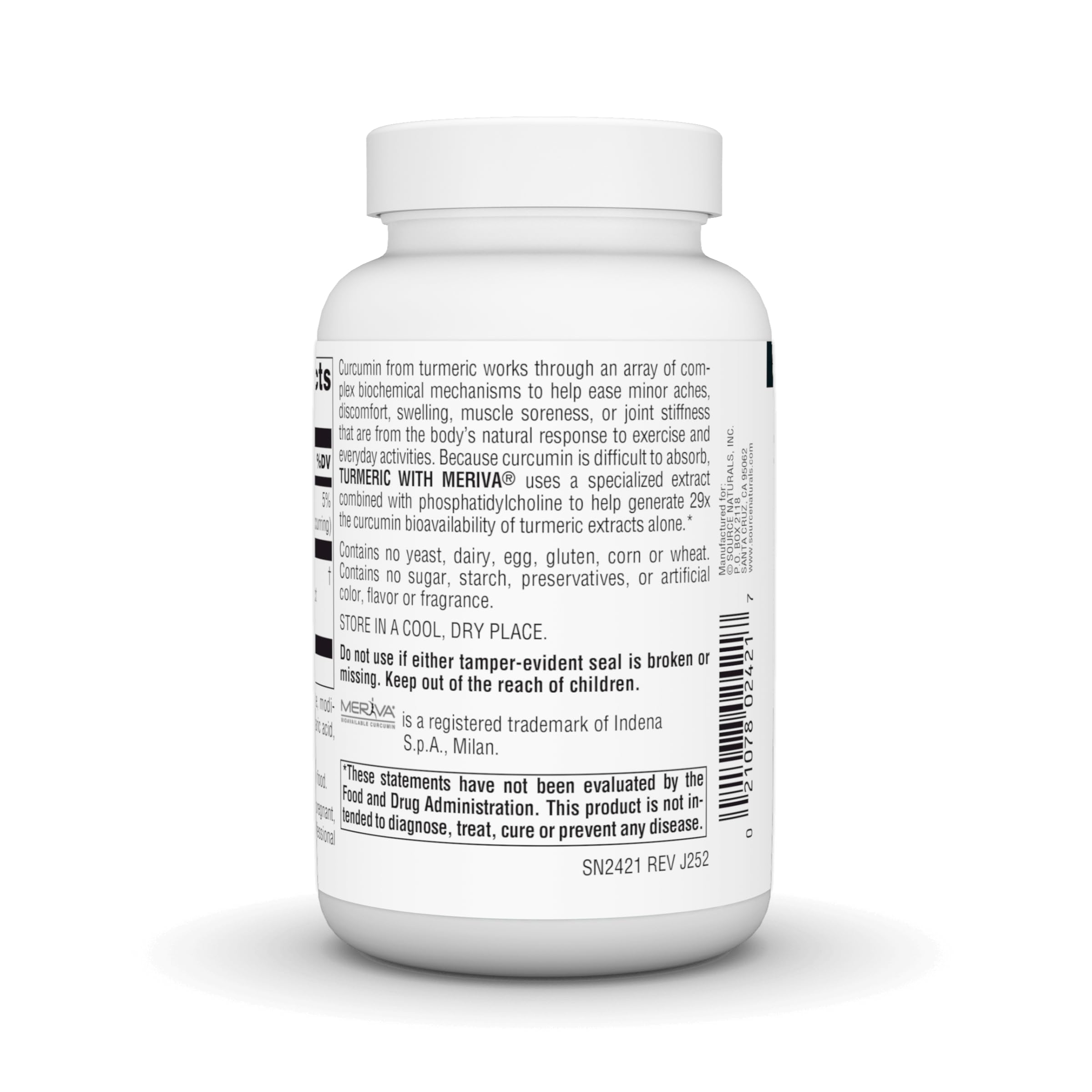 Source Naturals etiqueta con ingredientes y pautas de uso visibles