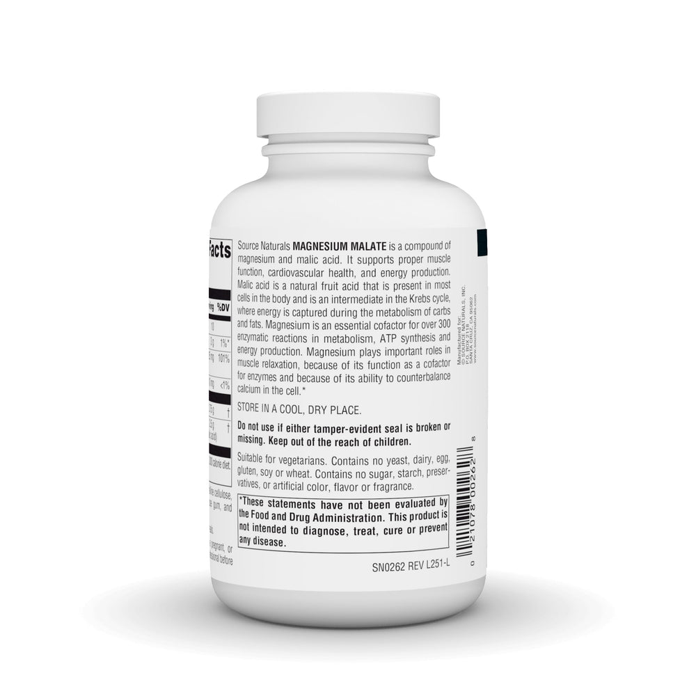 Source Naturals etiqueta con lista de ingredientes y recomendaciones, transparencia